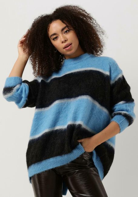Blaue SEMICOUTURE Strickjacke S2WF42 - large