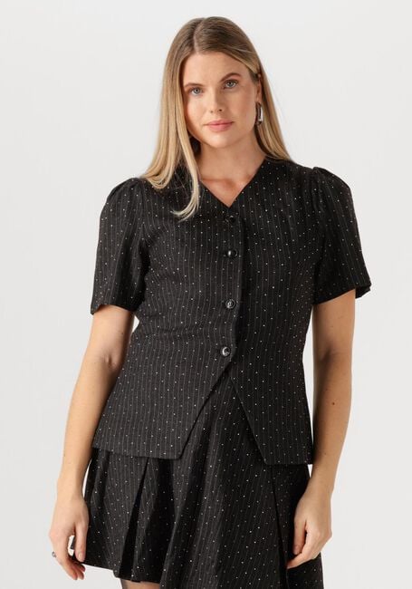 Schwarze NEO NOIR Blusen JULES B PINSTRIPE BLOUSE - large