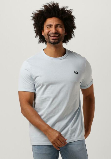 Hellblau FRED PERRY T-shirt RINGER T-SHIRT - large