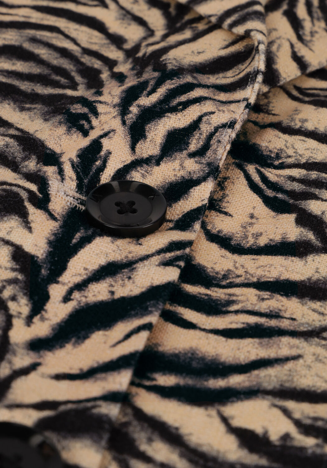 Beige ALIX THE LABEL Blazer LADIES WOVEN TIGER GRANDDAD BLAZER - large