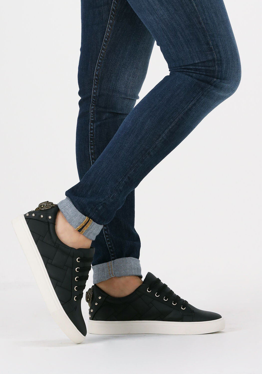 Kurt geiger on sale ludo trainers black