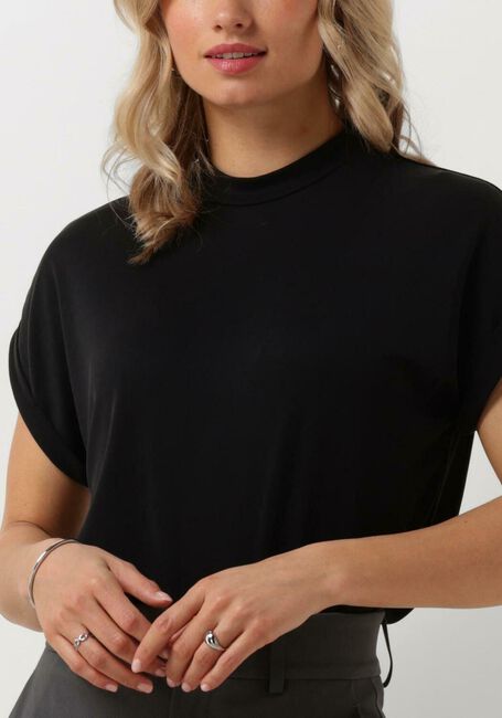 Schwarze MINUS Top MAVELYN MODAL BLOUSE - large