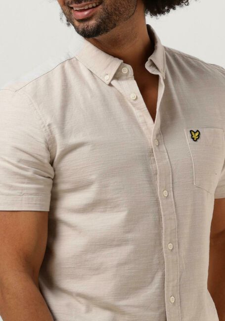 Nicht-gerade weiss LYLE & SCOTT Casual-Oberhemd COTTON SLUB SHORT SLEEVE SHIRT - large