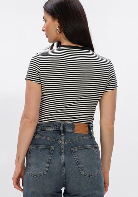 Mehrfarbige/Bunte TOMMY JEANS T-shirt TJW SLIM ESSENTIAL RIB SS EXT - large