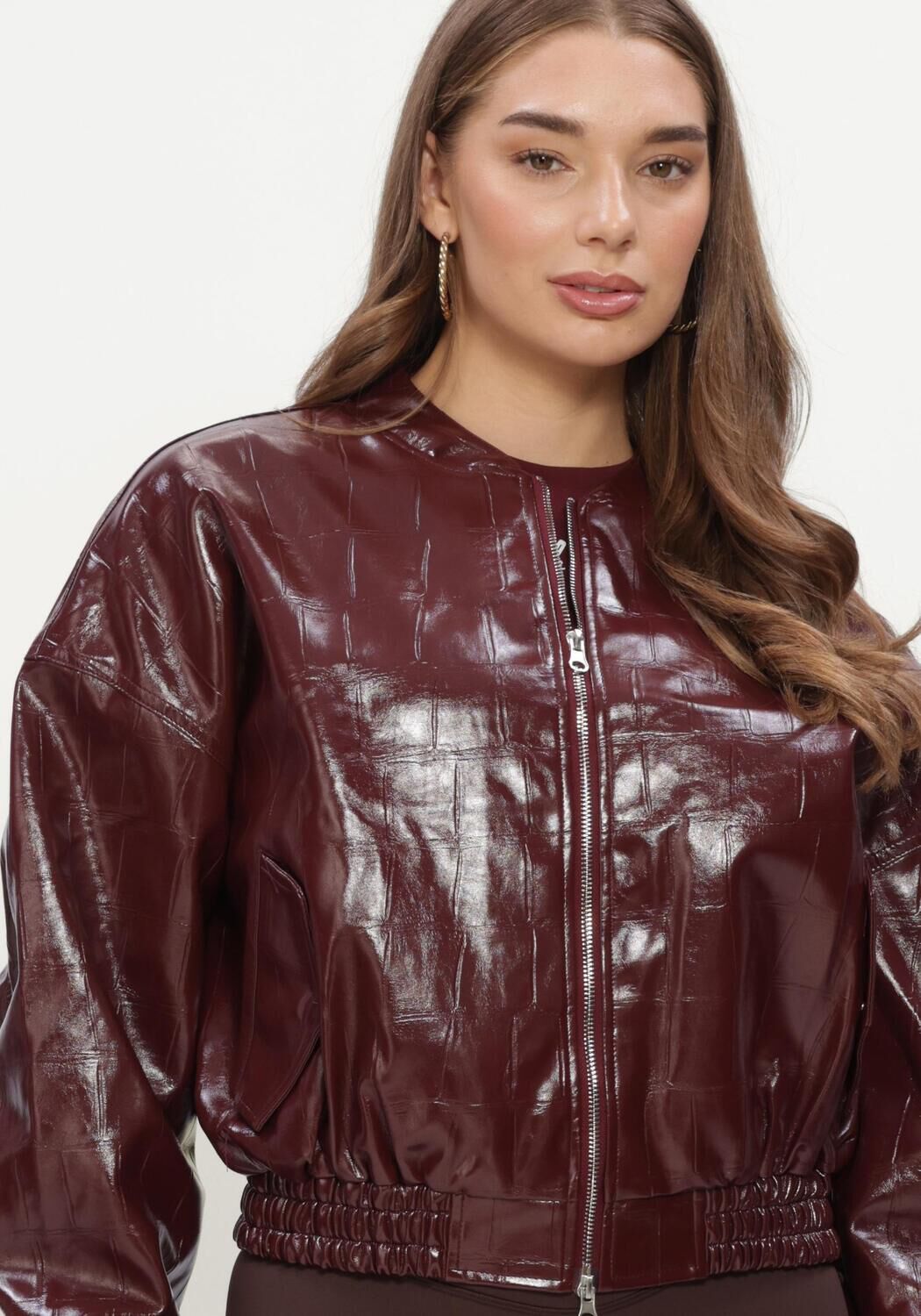 Bordeaux STUDIO AMAYA Jack NOX JACKET - large