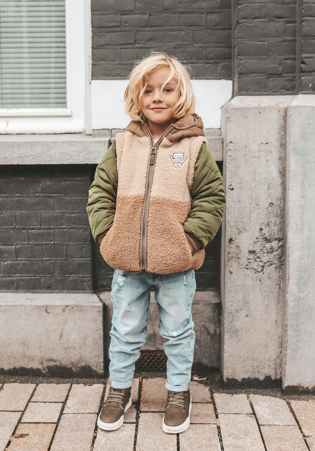 Sand YOUR WISHES Jacken OBI TEDDY JACKEY - large