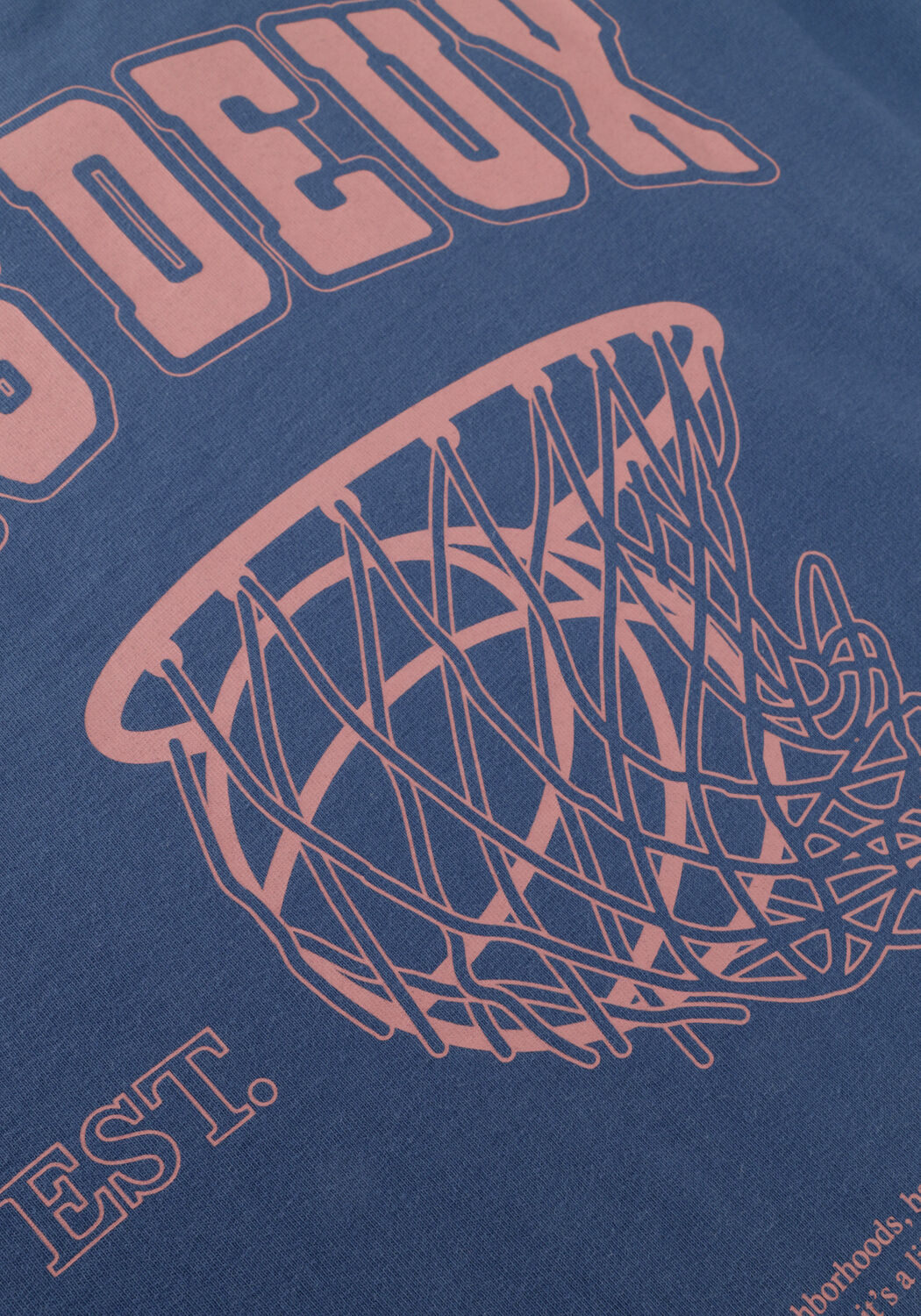 Blaue LES DEUX T-shirt BRADY HOOP T-SHIRT - large