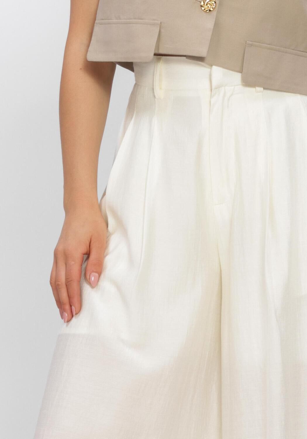 Nicht-gerade weiss CO'COUTURE Weite Hose AURACC SKIRT LL PANT - large