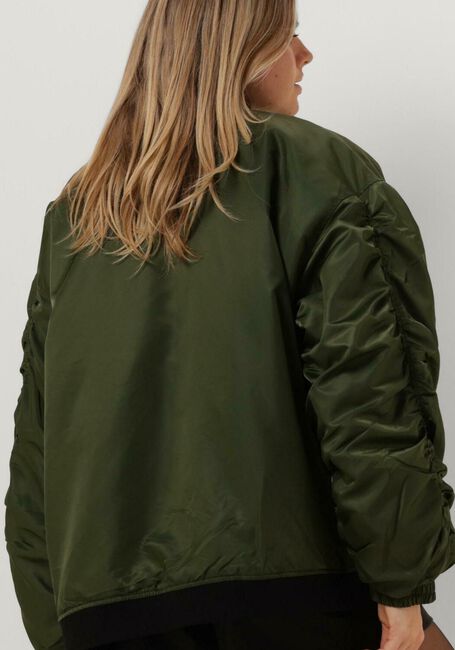 Grüne OBJECT Wattierte Jack OBJMARY OVERSIZE BOMBER JACKET - large