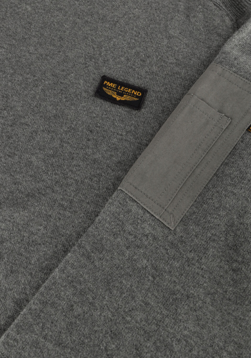 Graue PME LEGEND Pullover R-NECK AMERICAN CLASSIC KNIT - large
