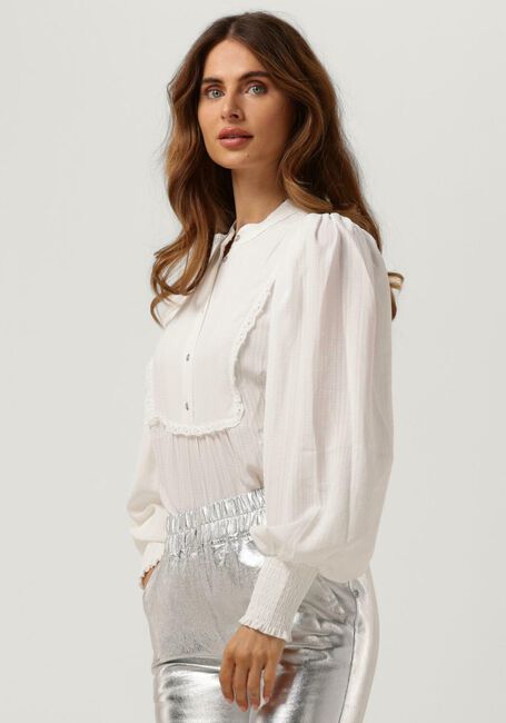 Weiße CO'COUTURE Bluse MAGNA QUILT SHIRT - large