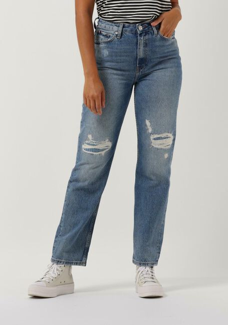 Blaue TOMMY HILFIGER Straight leg jeans NEW CLASSIC STRAIGHT HW A BABE - large
