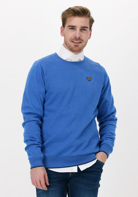 Blaue PME LEGEND Pullover R-NECK COTTON MOULINE - large