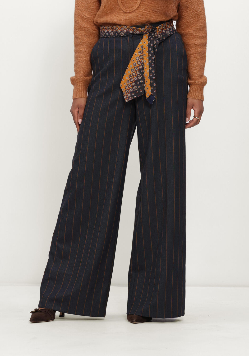 Dunkelblau CAROLINE BISS Hose 4579 - large