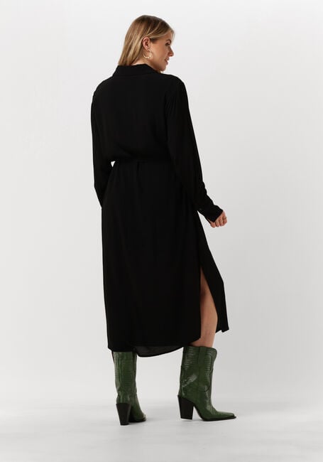 Schwarze MINUS Midikleid LASINA SOLID SHIRTDRESS - large