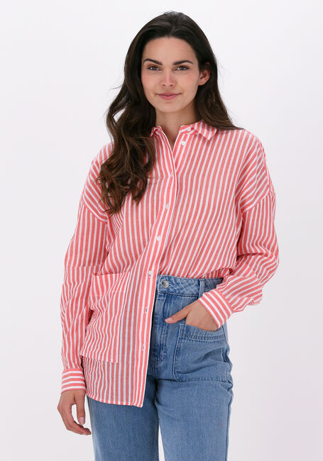 Rote JUST FEMALE Blusen OCEAN SHIRT - large