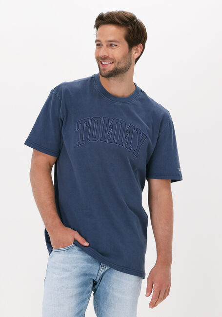 Dunkelblau TOMMY JEANS T-shirt TJM TONAL TOMMY COLLEGIATE TEE - large