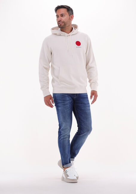 Nicht-gerade weiss EDWIN Sweatshirt JAPANESE SUN HOODIE SWEAT HEAVY FELPA - large