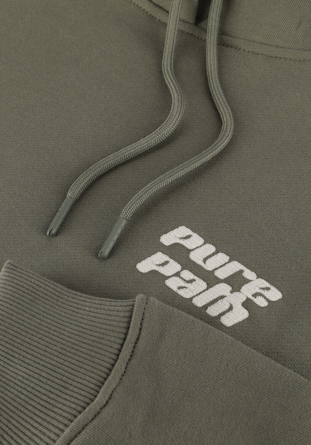 Gr&uuml;ne PURE PATH Pullover REGULAR FIT SWEATERS HOODIE302 - large