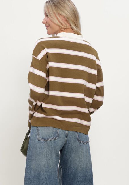 Gr&uuml;ne Y.A.S. Pullover YASISABELL LS POLO KNIT PULLOVER S - large