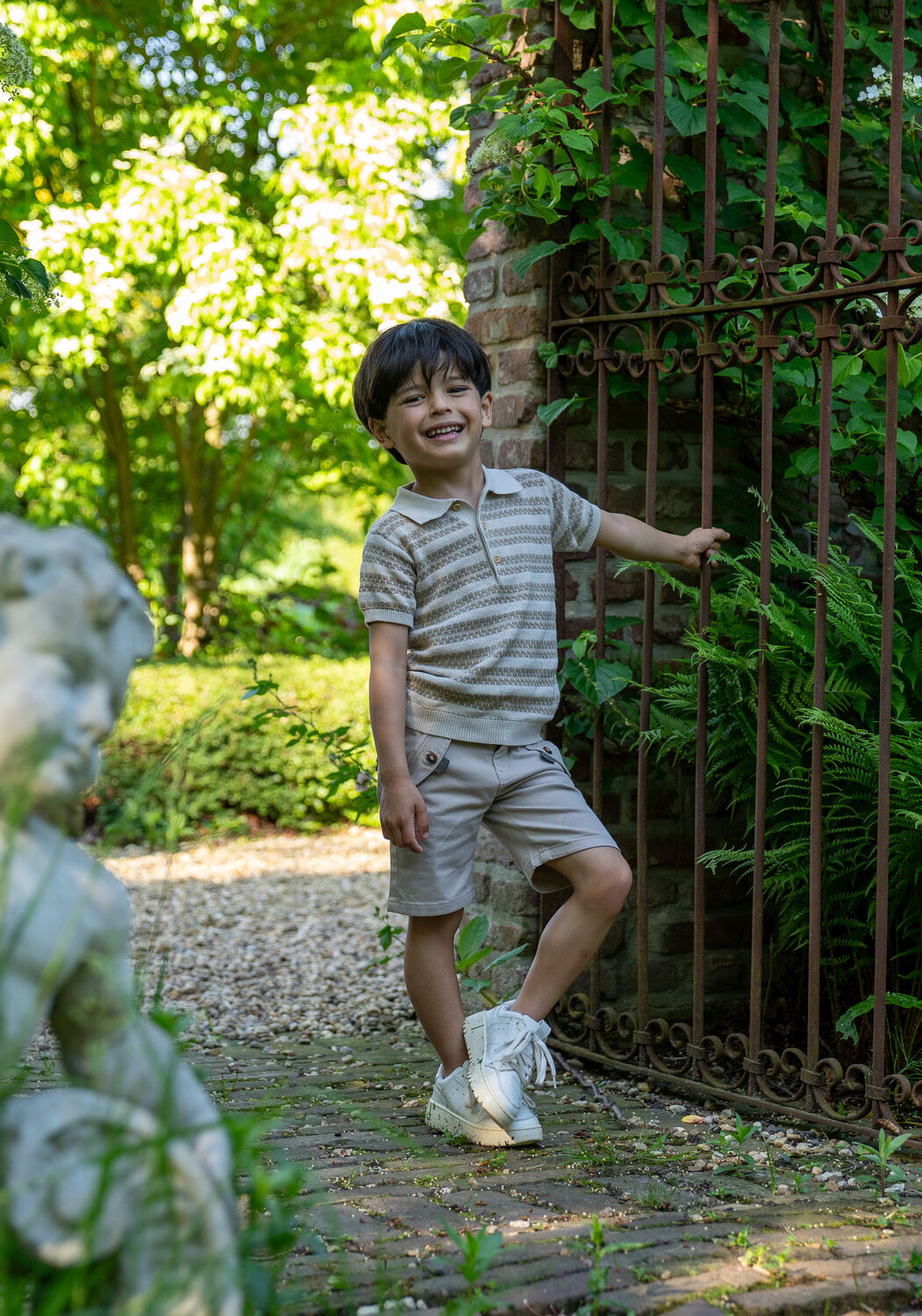 Beige KOKO NOKO Polo-Shirt P54857 - large