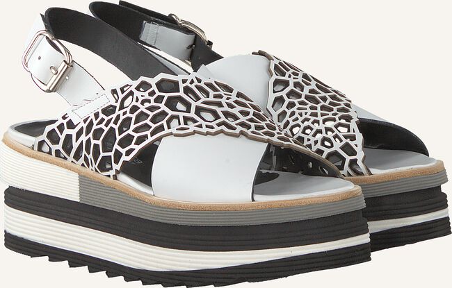 Weiße LAURA BELLARIVA Flache Sandalen 3266BZ Weiße LAURA BELLARIVA Flache Sandalen 3266BZ - large
