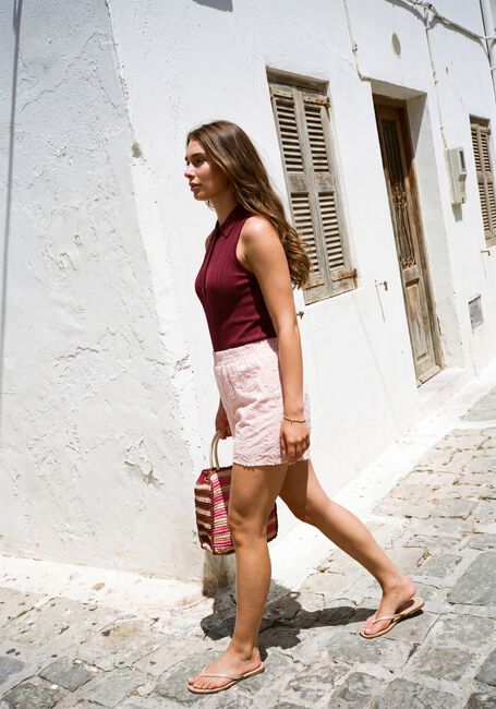 Lila OBJECT Kurze Hosen OBJMYA MW RE SHORTS - large