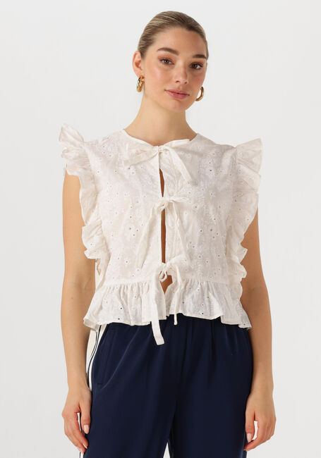 Weiße OBJECT Top OBJCILIE S/L TOP REP - large