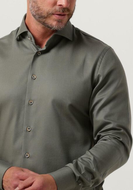 Olive PROFUOMO Casual-Oberhemd NON-IRON POPLIN - large