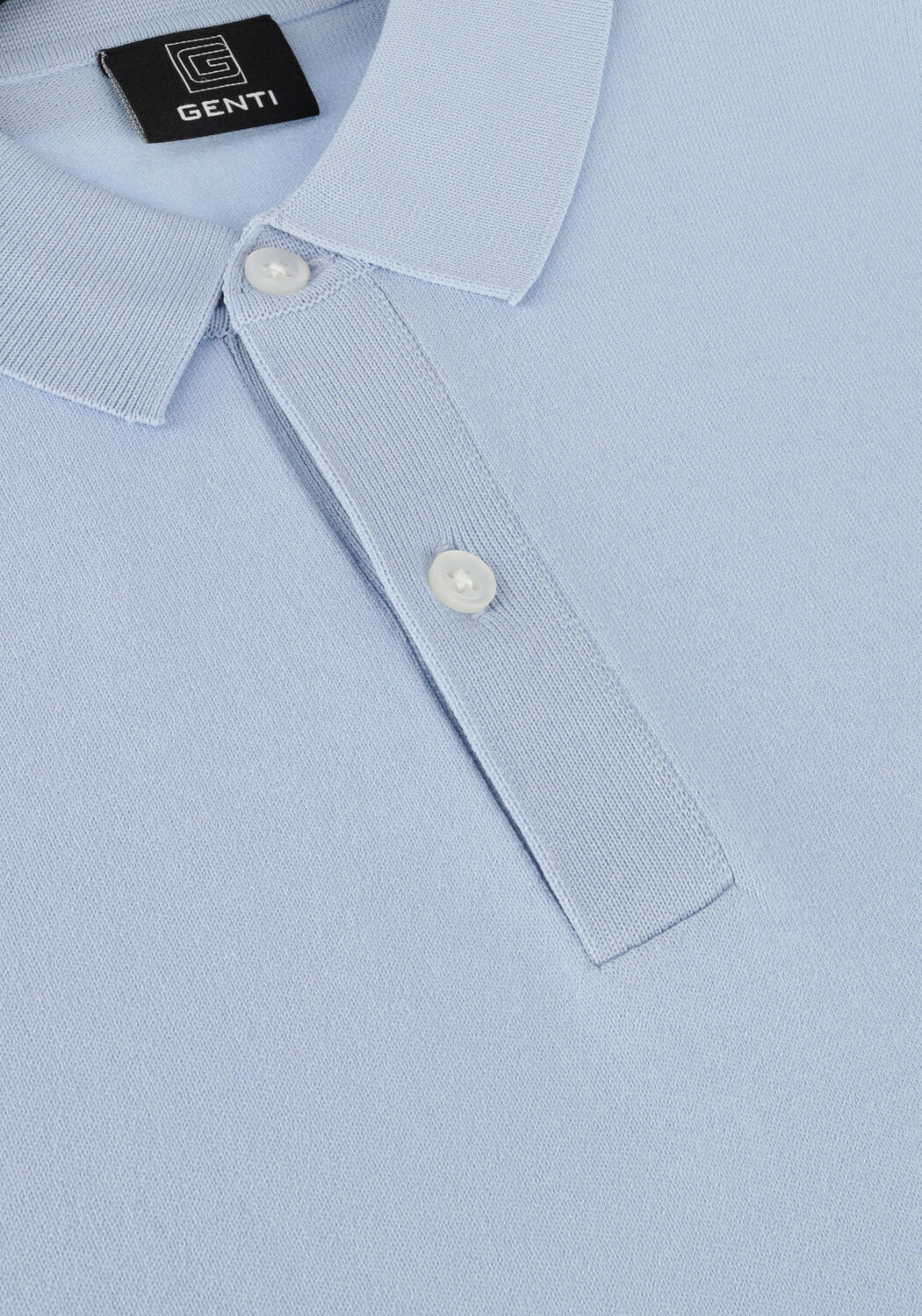 Hellblau GENTI Polo-Shirt K7024-1260 - large