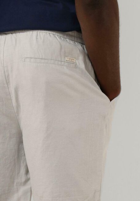 Graue SCOTCH & SODA Kurze Hose FAVE - COTTON/LINEN TWILL BERMUDA - large