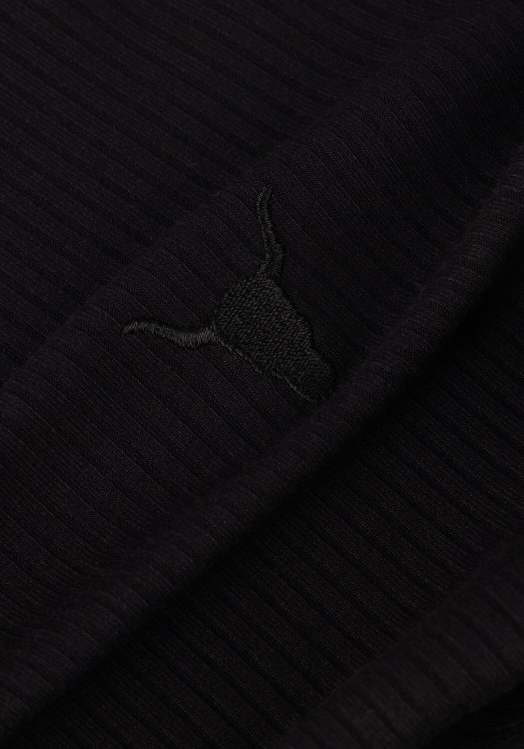 Schwarze ALIX THE LABEL Maxikleid LADIES KNITTED RIB LONG DRESS - large