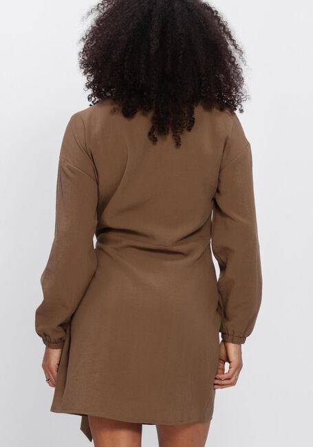 Braune ANOTHER LABEL Minikleid ALJEANA DRESS L/S - large