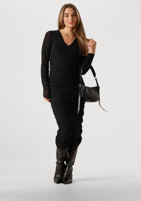 Schwarze CO'COUTURE Midikleid REGAN CC RUST MESH DRESS - large