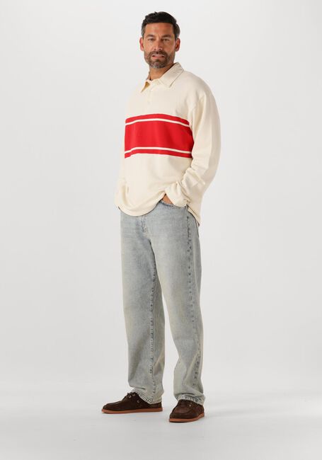 Ecru FORÉT Sweatshirt MATCH RUGBY SWEATSHIRT - large