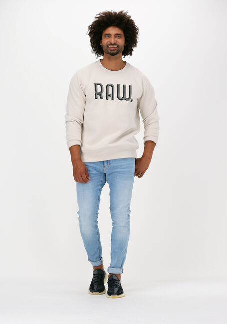 Nicht-gerade weiss G-STAR RAW Sweatshirt A971 - ASHOR SWEAT R- 3D RAW. - large