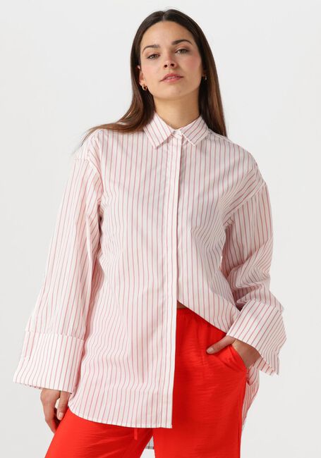 Rote MSCH COPENHAGEN Blusen MSCHERINA ZENIKA SHIRT STP - large