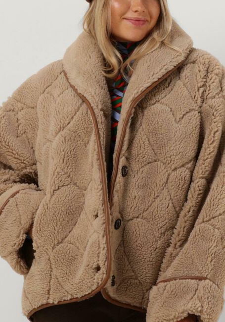 Braune FABIENNE CHAPOT Teddy-Jacke MERLIN JACKET - large