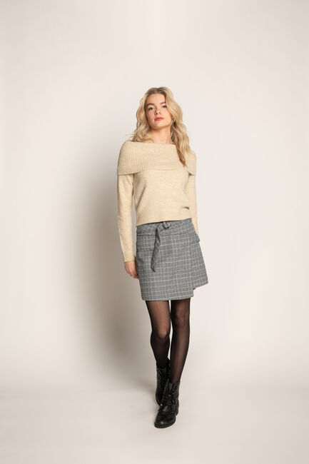 Beige FRANKIE & LIBERTY Pullover PATRICIA KNITTED SWEATER - large