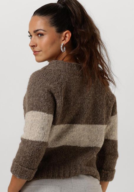 Braune PENN & INK Pullover 225 JUMPER STRIPE - large