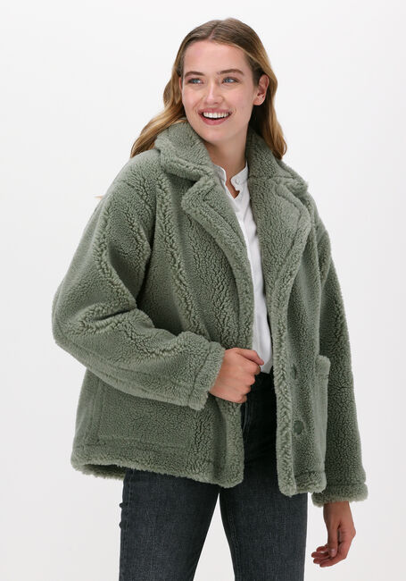 Grüne STAND STUDIO Teddy-Jacke MARINA JACKET TEDDY - large