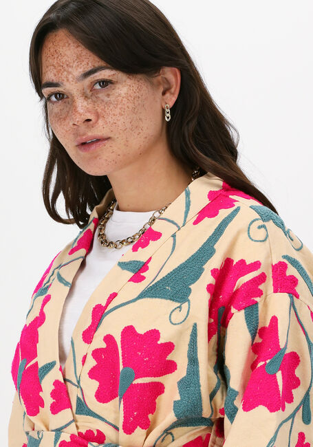 Mehrfarbige/Bunte SISSEL EDELBO Kimono SUZY EMBROIDERY JACKET - large