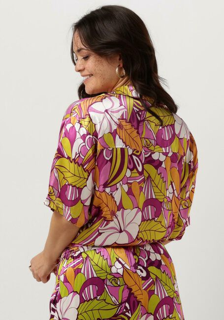 Mehrfarbige/Bunte COLOURFUL REBEL Blusen CELESTE FLORAL SHORT SLEEVE BLOUSE - large