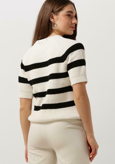 Weiße SELECTED FEMME Pullover SLFBLOOMIE SS KNIT O-NECK - large