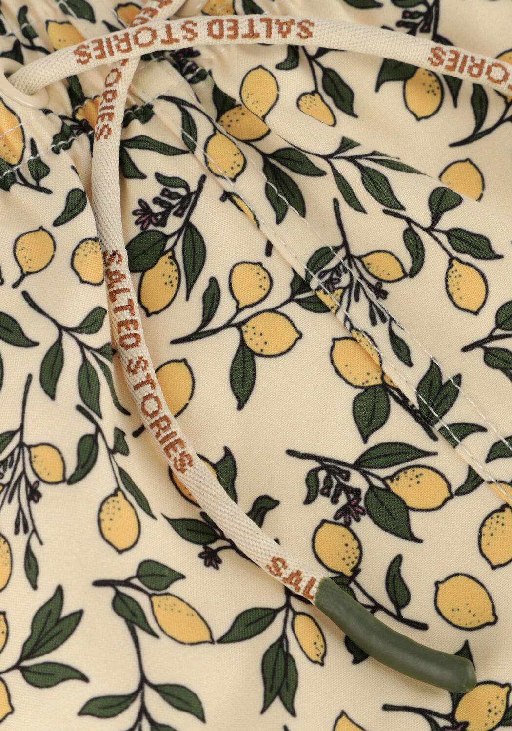 Beige SALTED STORIES Badehosen LEMONS SWIM SHORTS - large