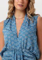 Blaue SISSEL EDELBO Midikleid UNO LONG DRESS - medium