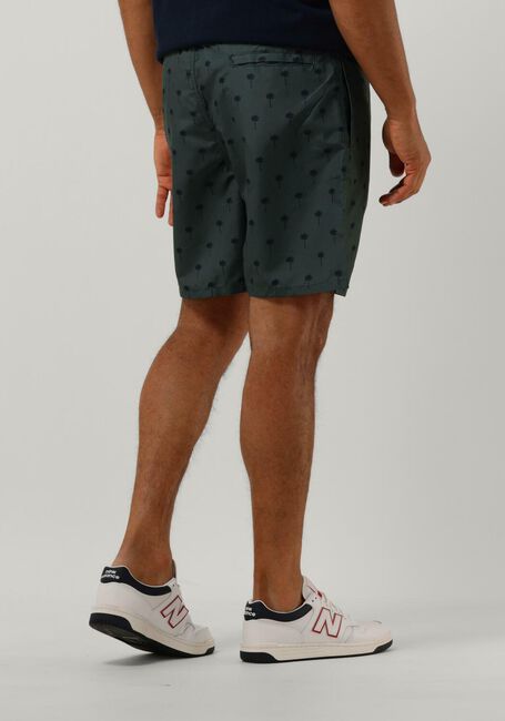 Grüne SHIWI Badehosen MEN SWIMSHORT SCRATCHED SHIWI PALM - large