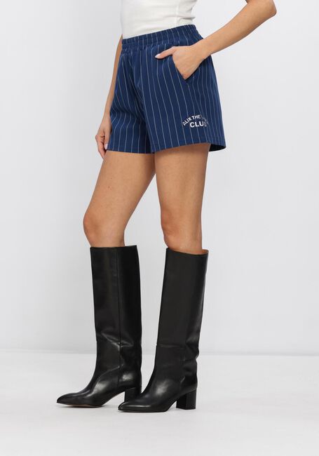 Dunkelblau ALIX THE LABEL Kurze Hose LADIES WOVEN CLEAN STRIPED SHORTS - large