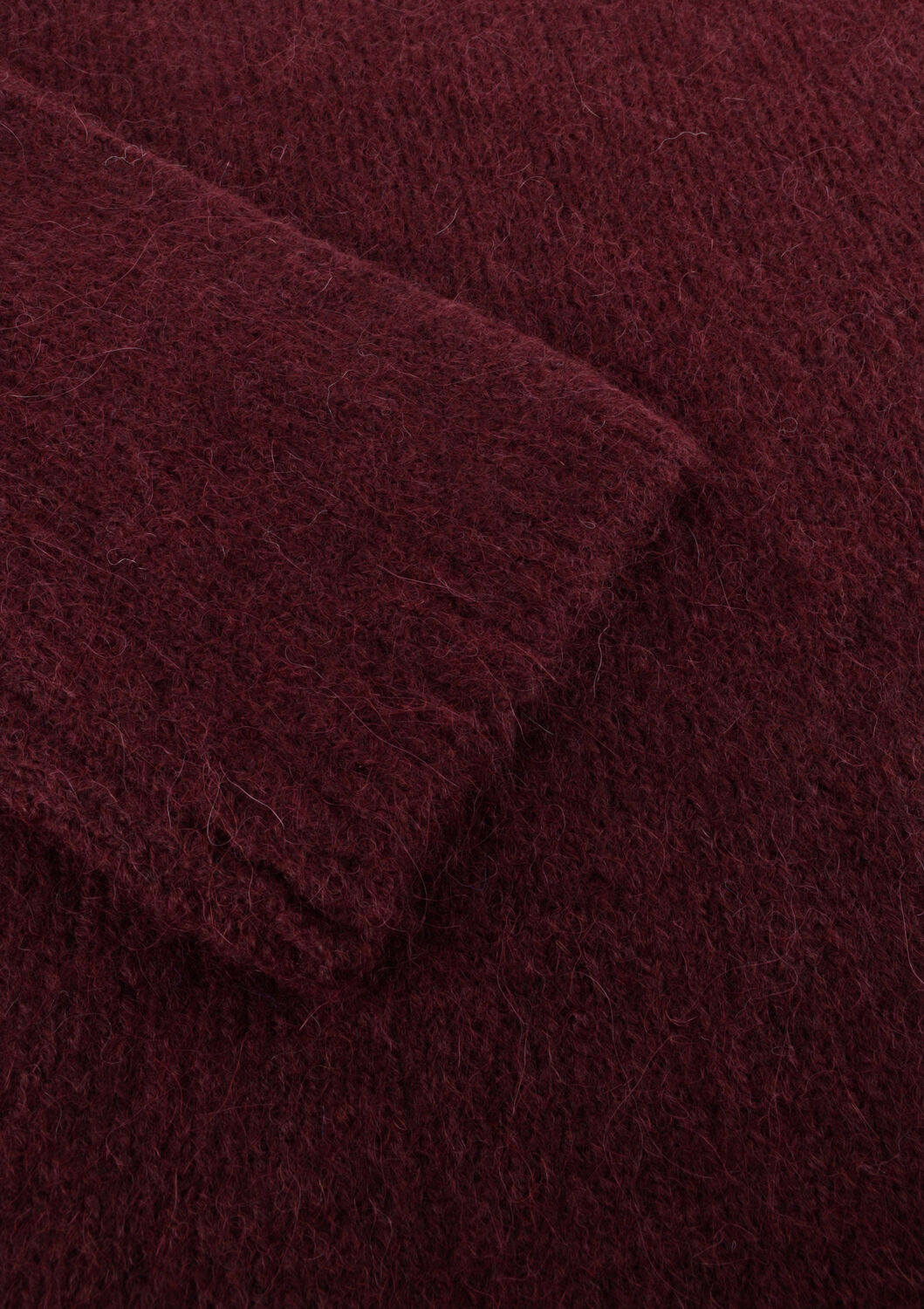 Bordeaux SELECTED WOMEN Pullover SLFGABRIELLA LS KNIT NEW O-NECK - large