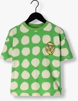 Grüne CARLIJNQ T-shirt SUPER DOTS - T-SHIRT OVERSIZED WITH EMBROIDERY - medium
